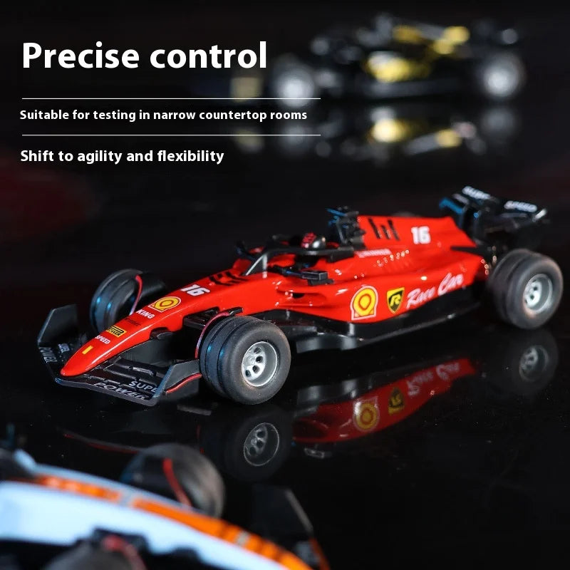 New RC car August  Product 1:64 Mini Alloy Car Model, Adjustable Lighting Formula Racing, Children's Remote Control Car