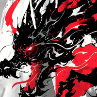 Autumn Men's New Chinese Loong Printed Soft and Comfortable Drawstring Pants Outdoor Urban High Street Pants