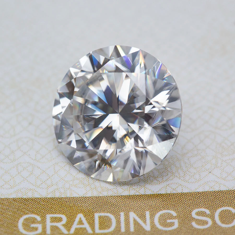 Premium D Color Moissanite Stone with GRA Certificate 0.1-10.0ct Moissanita Loose Gemstones Pass Diamond Tester Wholesale Prices