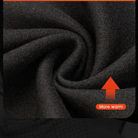 Plus Size Men's Hooded Plaid Shirt Warm Fleece Lined And Thickened Top Long Sleeve Outerwear For Autumn/Winter