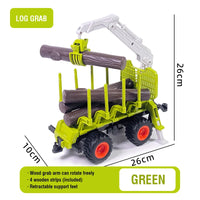 RC Car Tractors Trailer 2.4G Radio Controlled Farm Cars Farming Simulator Truck Miniature Farmer Animal Model Toys Children Boys