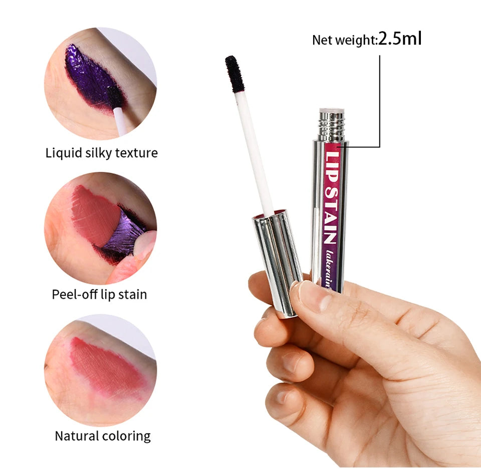 Long Lasting Lip Inks Korean Matte Lip Tint Peel Off Matte Tick for Lips Stick Free Shipping Liquid Lipstick Waterproof Makeup