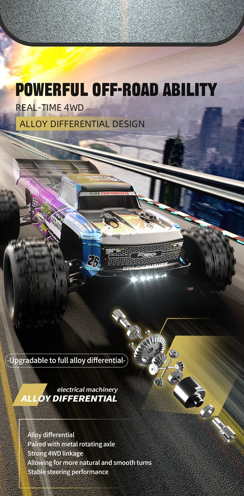 JJRC C8803 C8805 RC Car 4x4 Super Brushless 50/60/70KM/H 4WD High Speed RC Off-Road Car Children and Adults Toys