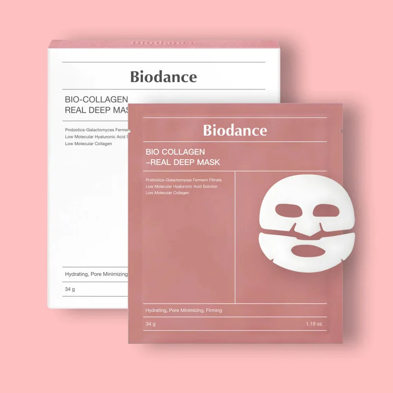 BIODANCE Bio-Collagen Deep Hydrating Gel Mask, nighttime moisturizing, shrinking pores, improving elasticity, deep hydration