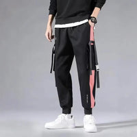 Men's new pants, men's Korean style trendy loose fitting student ins nine point chic casual workwear pants, trendy brand ankle b
