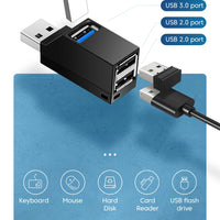 Elough HUB USB Type C High Speed Cable Splitter USB 3.0 Multipuertos HUB Adapter Extender For PC Portable USB Disk Card Reader