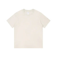 Men's 230g Heavy Cotton Short-sleeved T-shirt Men Pure Cotton Loose Solid Color Bottoming Shirt Trendy Man T-shirt Tops Clothes