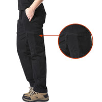 High Quality Men's Cotton Cargo Pants Casual Multiple Pocket Tacitcal Pants Spring Autumn Outdoor Camping Hiking Work Pants