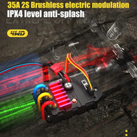 Rc Car Off Road 4x4 50km/h Or 75km/h High Speed Brushless Motor Monster Truck 1/16 Desert/Snow Racing Drift Cars Toys For Boys