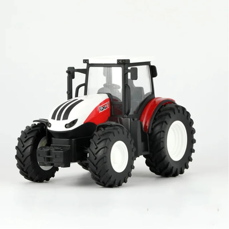 RC Car Tractors Trailer 2.4G Radio Controlled Farm Cars Farming Simulator Truck Miniature Farmer Animal Model Toys Children Boys