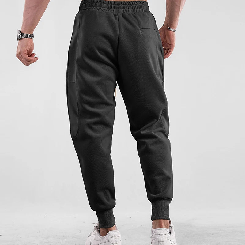 Men's Fashion Casual Pants Comfortable Running Joggers Gym Fitness Elastic Sport Training Trousers Sweatpants Bottom Man Costume