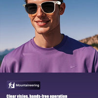 GS03 Upgrade Smart Glasses With Camera Video Recording AI Photo Recognition Bluetooth Call Translation Voice Assistant Glasses