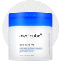 Medicube Zero Pore Pads 2.0 DualTextured Facial Toner Pads for Exfoliation and Pore Care with 4.5 AHA Lactic Acid 0.45 BHA Sali