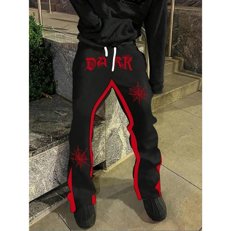 New 3D cartoon printed mesh breathable and fashionable European and American style casual sports pants for adults and children