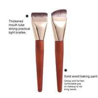 Make Up Tools Ultra Thin Foundation Brush Soft Lightweight Flat Contour Brush Bevel Design Smooth Makeup Brushes Women