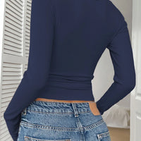 Women's 2025 Fall Winter Lace Trim Blouse - V-Neck Button Down Long Sleeve Shirt, Slim Fit Fashion Top