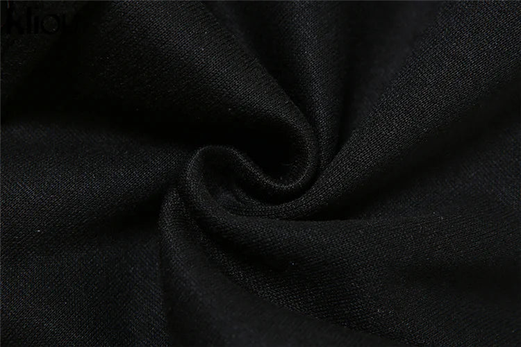 Kliou Letter Shape Patchwork Coats Women Casual Classic Panelled Long Sleeve Single Breasted Croped Jacket Female Street Outwear