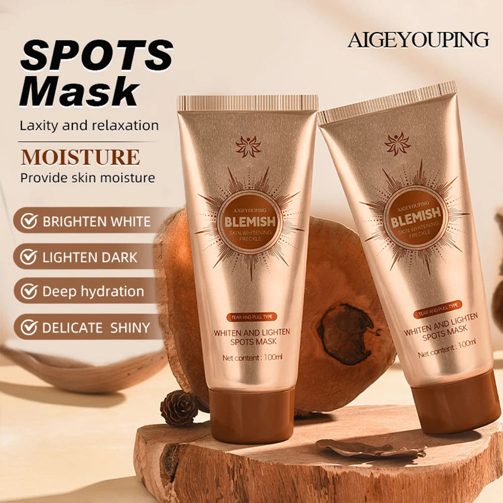 100ml Blemish Clearing Peel Off Mask Anti-Blemish Freckle Glowing Mask Tear-Off Face Mask Moisturizing Pore Tightening Skin Care