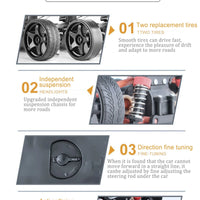 1:10 70km/H Remote Control Car 4wd High Speed Drift 2.4g Rc Car Shock Absorber Anti-Collision Rc Toys Christmas Gift