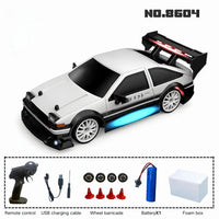 New 1:24 RC drift vehicle, Mustang 4WD cars, racing car with remote control, gift, competition racing car, children's toy