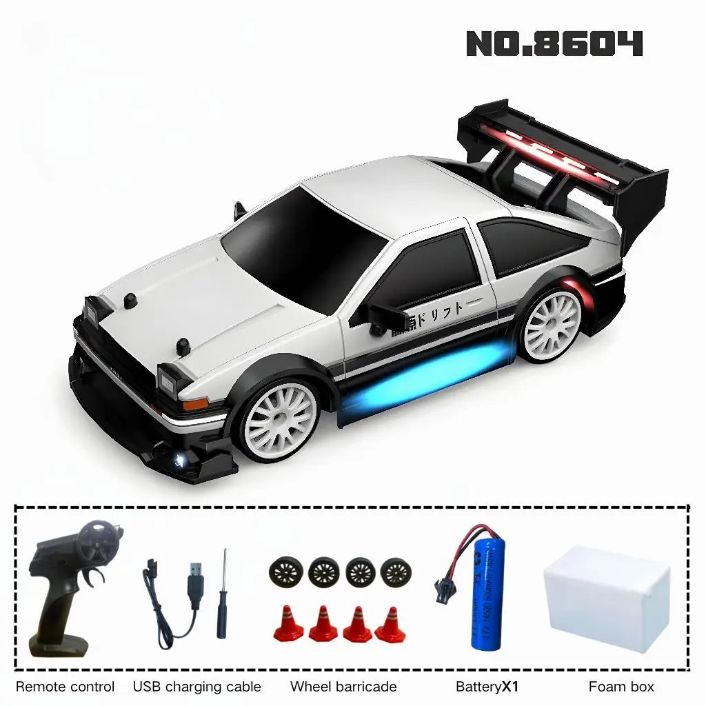 New 1:24 RC drift vehicle, Mustang 4WD cars, racing car with remote control, gift, competition racing car, children's toy