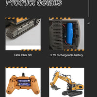 RC Car Children Toys Remote Control Car Toys For Boys Radio Control Excavator Dump Truck Bulldozer Electric car Kids Toys Gift