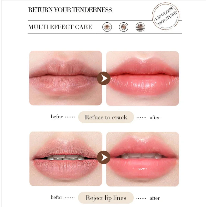 Coconut Lip Balm Lasting Nourishment and Moisture for Men and Women Daily Care Lip Balm