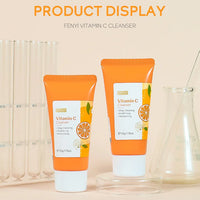 Vitamin C Facial Cleanser Skin Deep Cleansing Moisturizing Blackhead Removal Skincare Face Wash Foam Face Cleanser Skin Care