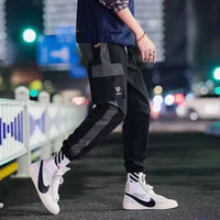 Classic Design Multi Pocket Cargo Pants, Men's Casual Loose Fit Drawstring Cargo Pants/Joggers For Spring Summer Outdoor