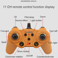 RC Car Children Toys Remote Control Car Toys For Boys Radio Control Excavator Dump Truck Bulldozer Electric car Kids Toys Gift