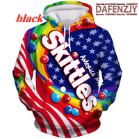 Men's Novelty Food Hoodie 3D Print Pullover Unisex Casual Sweatshirt