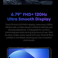 2025 New Global Version Meizu Mblu 22 Pro Smartphone 50MP Main Camera 120Hz 6.79'' LCD 5000mAh Battery 18W Fast ChargerNFC