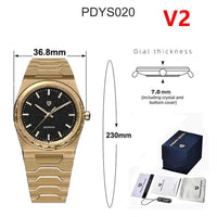 PAGANI DESIGN 2025 New Thin 7mm Fashion Men Quartz Watch V2 Stainless Steel Sapphire 10Bar Waterproof  C3 reloj hombre