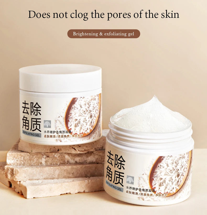 BIOAQUA White Rice Face Exfoliating Gel Moisturizing Cream Nourishing skincare Facial Scrub Facial Cream Exfoliants Skin Care