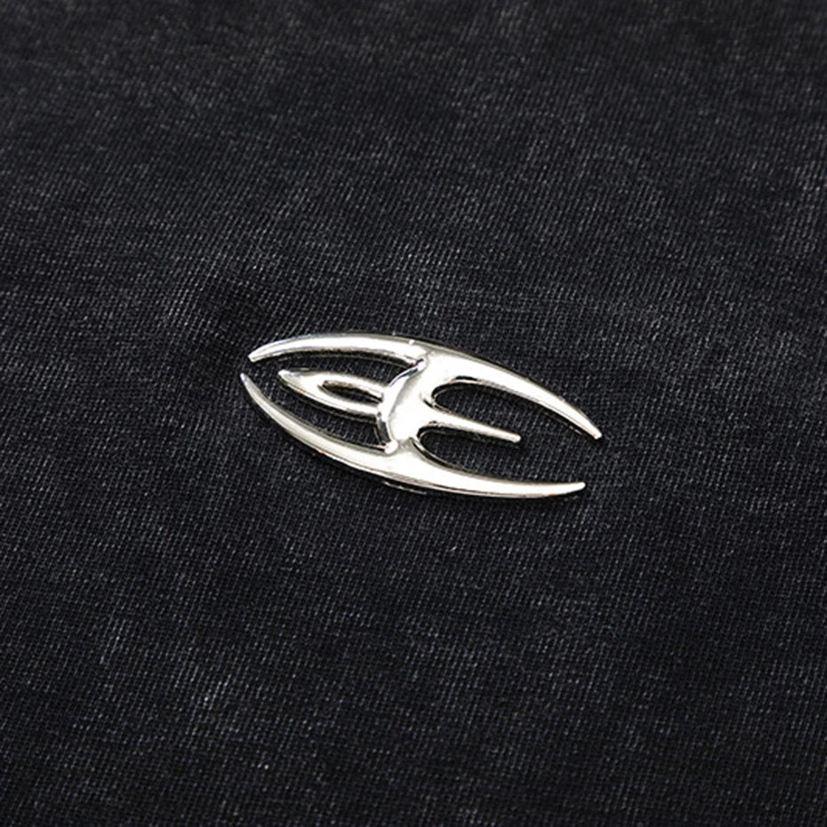 Streetwear Patchwork T-shirts Hip Hop Harajuku Oversized Tee Shirt 2025 Men Fashion Punk Y2K T Shirts Black Loose Tshirt Top