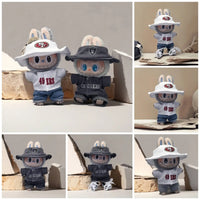 Labubu is wearing a pendant Labubu key chain baby clothes, men's street-fried sweaters, and tide brand suits blythe doll clothes