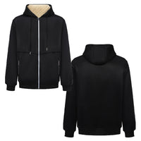 Men's Jacket Winter Camouflage Fleece Thicken Hooded Jackets Male Long Sleeve Coat Casual Zip Up Hoodies Streetwear Men's Coats