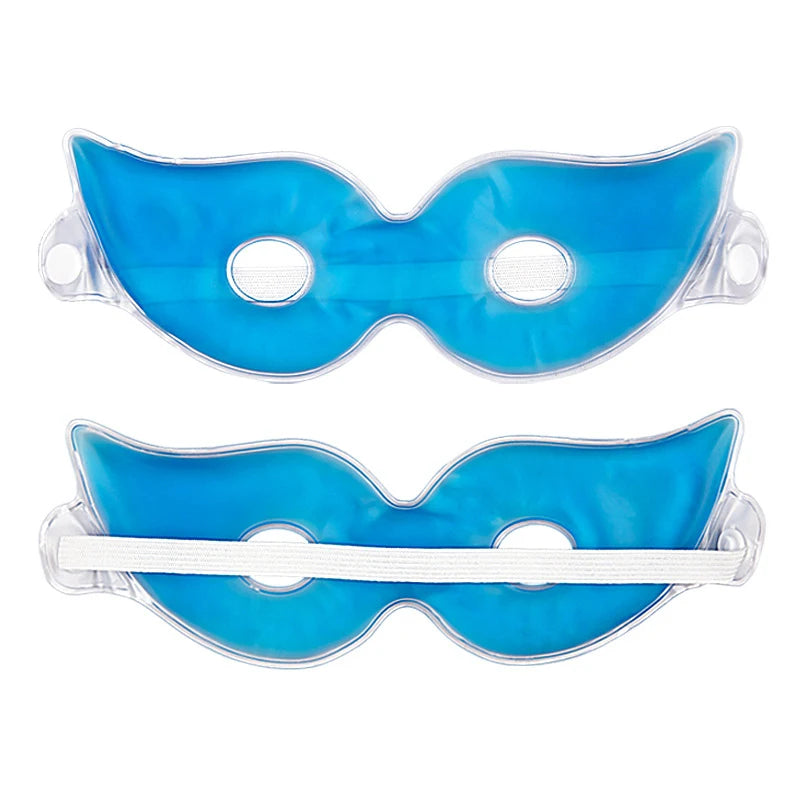 PVC Ice Gel Eye Mask Reuseable Face Mask Cooling Eyes Care Relaxation Relieve Fatigue Cold Relieve Facial Edema Beauty Skin Care
