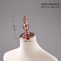 Female Male & Kids Electroplated Head Cover Mannequin Caps Accessories For Mannequins Props