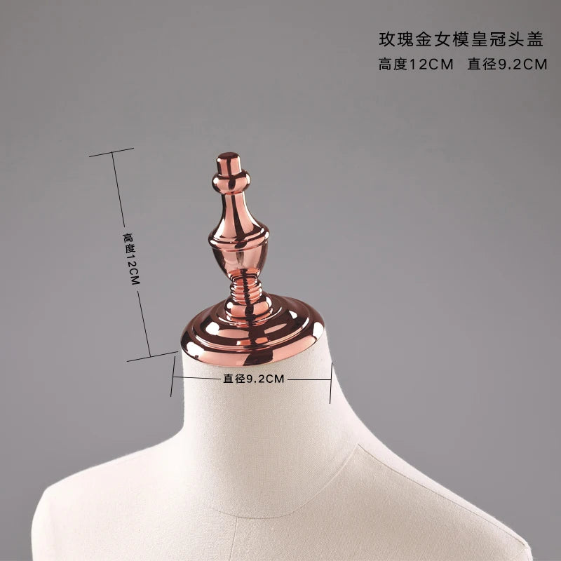 Female Male & Kids Electroplated Head Cover Mannequin Caps Accessories For Mannequins Props