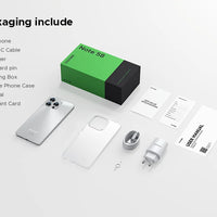 【Brand+】Global Version DOOGEE Note 58 8GB RAM 128GB ROM 6.75" HD+ 90Hz IPS Screen 6250mAh Large battery NFC Android 15