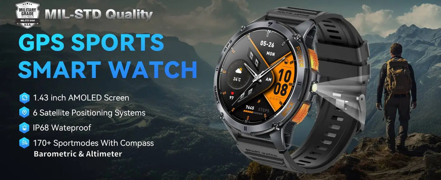 New Smart Watch Men Smart Health Wristband Women GPS Sport Trajectory 1ATM Waterproof All Day Healthy Monitor Fitness Bracelet