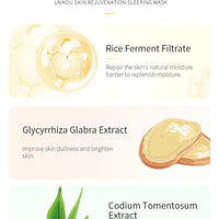 LAIKOU 7pcs Moisturizing Facial Mask Anti Wrinkle Firming Hydrating Sleeping Face Masks Face Mask Beauty Korean Skin Care