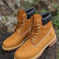 Cowhide Hiking Shoes Men Waterproof Male Motorcycle boots travel sneakers Tactical Hunting Boots Desert Combat Ankle Boots