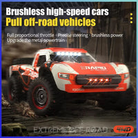 Rc Car Off Road 4x4 50km/h Or 75km/h High Speed Brushless Motor Monster Truck 1/16 Desert/Snow Racing Drift Cars Toys For Boys