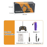 RC Car Children Toys Remote Control Car Toys For Boys Radio Control Excavator Dump Truck Bulldozer Electric car Kids Toys Gift