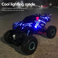1:16 RC Car  2.4G Four Wheel Drive High-Speed Remote Control Drift Racing Car With LED Lights 4WD RC Car Model Toys for Boys Kid