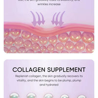 Collagen Anti Wrinkle Facial Mask Anti Aging Fade Fine Lines Firm Skin Moisturizing Brightening Smooth SkinCare Korean Cosmetics