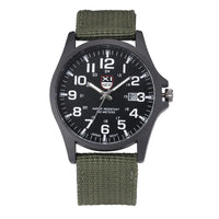 Men Genuine XINEW Brand Watches Students Fashion Casual Nylon Band Sports Army Gifts Date Quartz Wrist Watch Black Montre Homme