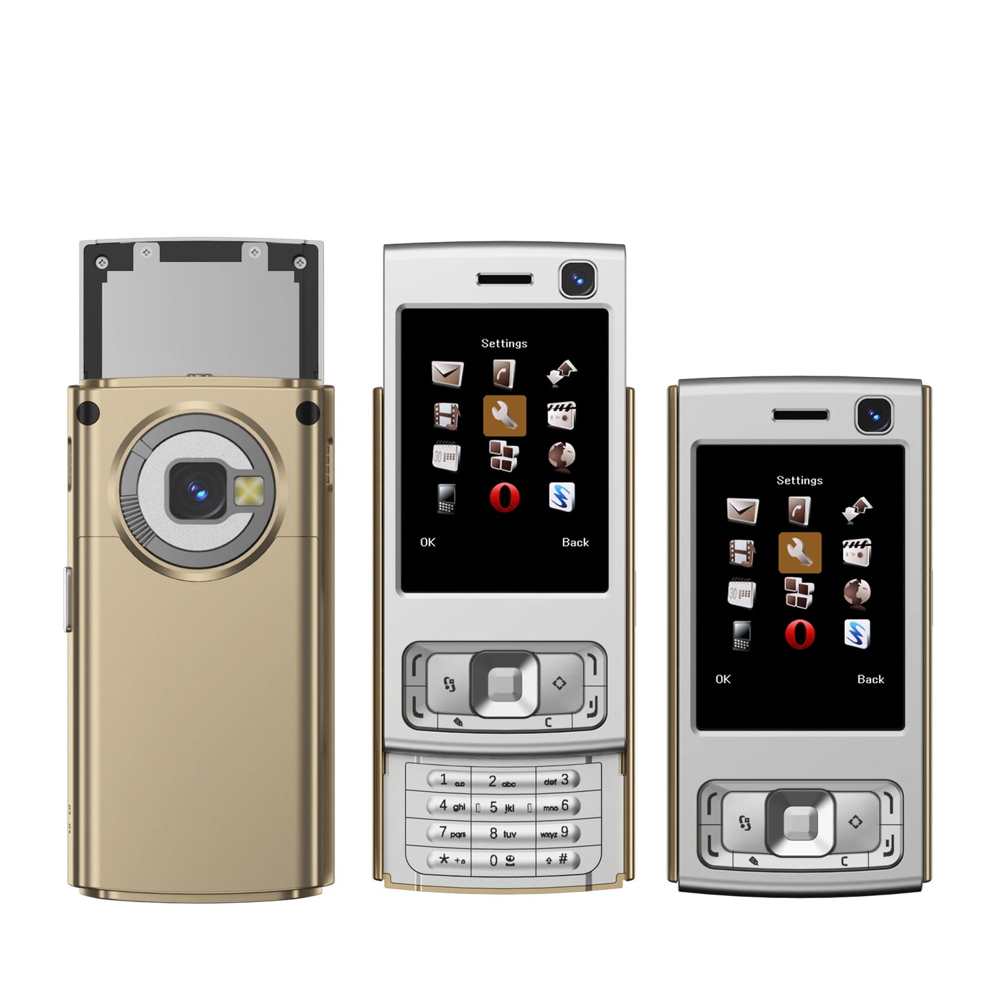 SERVO N95 PRO 2G GSM Slide Screen Mini Mobile Phone Magic Voice Call Recording MP3/MP4 Player Blacklist Small Cellphone FM Radio